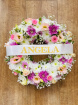 Funeral | Pink and White Wreath