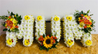 Funeral | Mum -Colourful Funeral Lettering