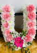 Funeral | MUM -Pink and White Funeral Lettering