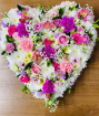 Funeral | Colourful Solid Heart