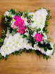 Funeral | Massed cushion - pink and white