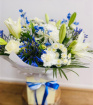 Birthdays | Bouquets | Sympathy Flowers | “Blue Waves “