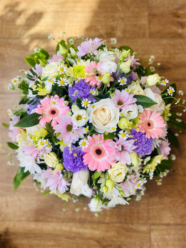 Funeral | Purple and pink posy