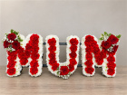 Funeral | MUM - red and white