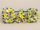 Funeral | DAD- yellow , blue and white