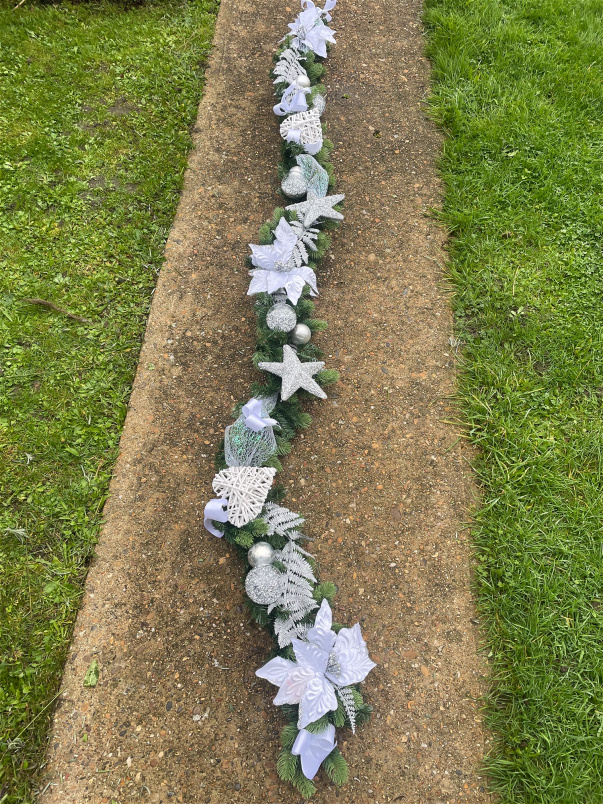 Christmas Artificial Flowers | Artifical Garland 8fft