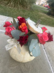 Autumn Picks | Small Pumpkin With Autumn Roses