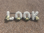 Funeral Lettering | Chrysanthemum Base No Edging