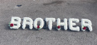 Funeral Lettering | Chrysanthemum Base No Edging
