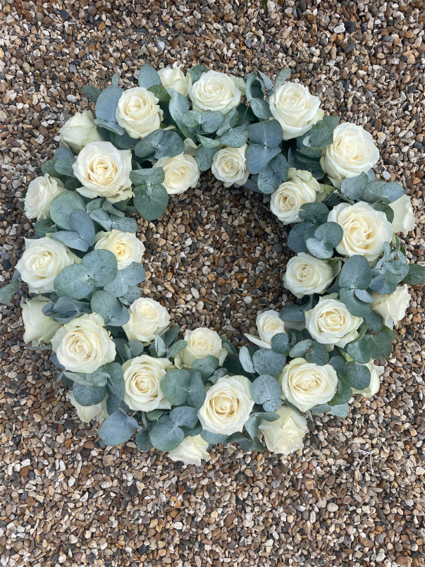 Funeral Wreath Ring | Rose Wreath Ring