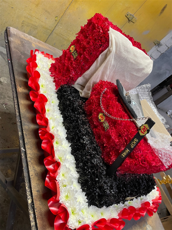 Funeral Bespoke Pieces | RJ Skip Lorry