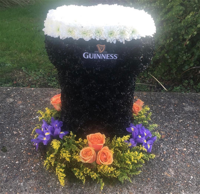 Funeral Bespoke Pieces | Pint Of Guiness