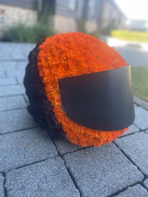 Funeral Bespoke Pieces | 3D Crash Helmet