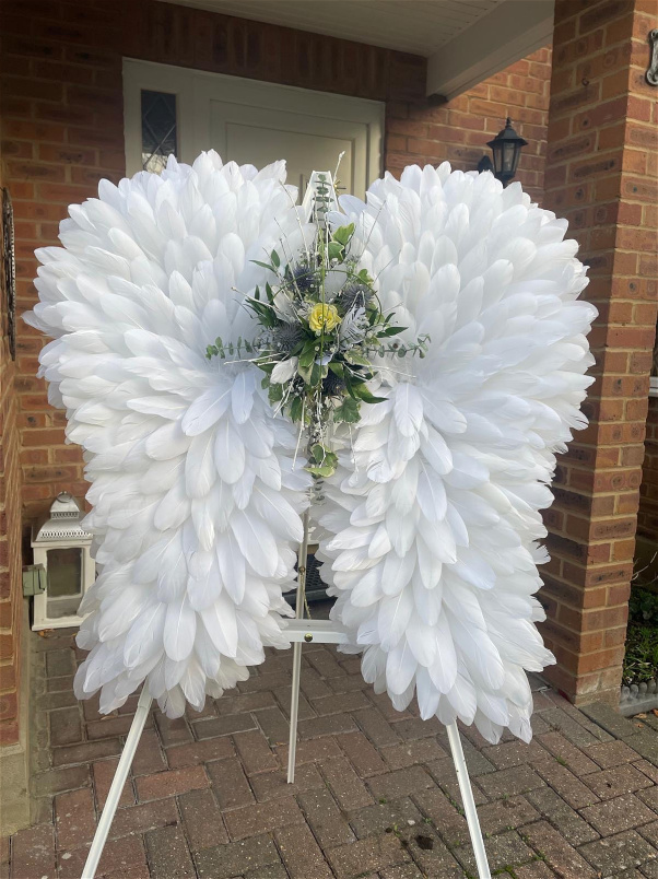 Funeral Bespoke Pieces | Feather Angel Wings