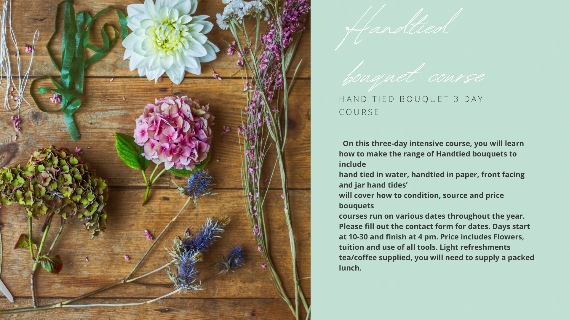 Lily & Bee | Waterlooville | Floristry school & workshops