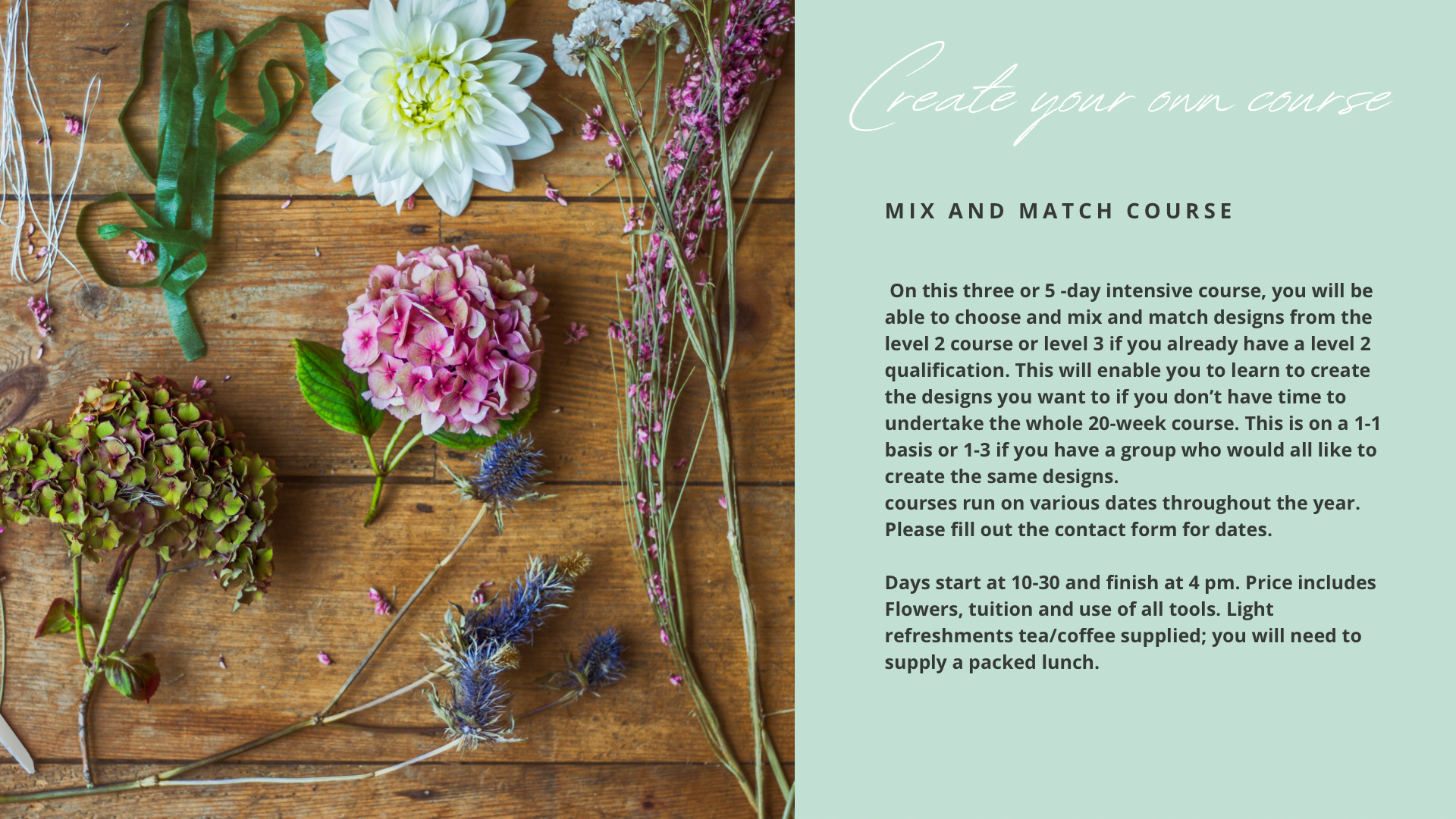 Lily & Bee | Waterlooville | Floristry school & workshops