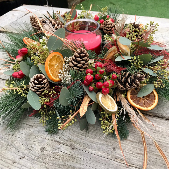 Christmas florals | Home alone