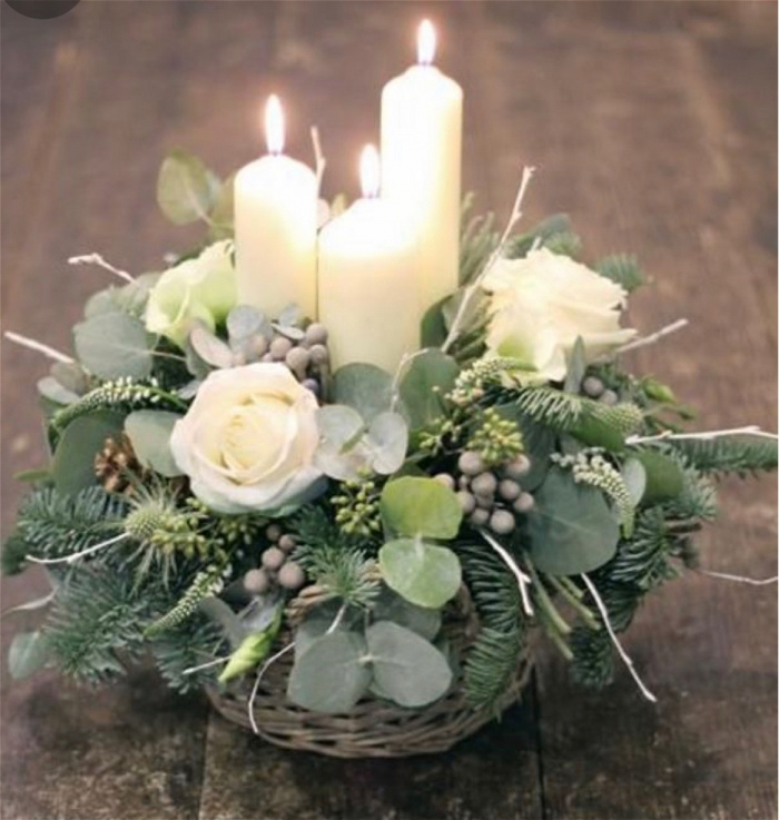 Christmas florals | Snow White