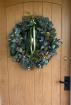  Christmas Door wreath | Christmas florals | Foliage silent night wreath