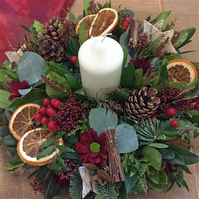 Christmas | Flower Workshops | Festive Table Centre Arrangement Workshop or home kit 2026