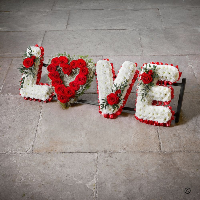 Funeral & Sympathy | Personalised & Special Tributes | Specialised Tributes | Letter and number Tributes