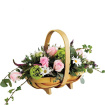 Eco Friendly Gift and Funeral Flowers | Funeral & Sympathy | Basket of seasonal flowers