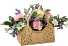 Gift Flowers for all occasions | Jute Dotty Handbag perfect gift