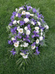 Casket Sprays | Funeral & Sympathy | Coffin Spray florist choice of seasonal blooms (various colours available)