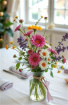 Eco Friendly Gift and Farewell Flowers | Garden Flower Gift Shop | Mothers Day | Valentines | Vase of Seasonal Blooms