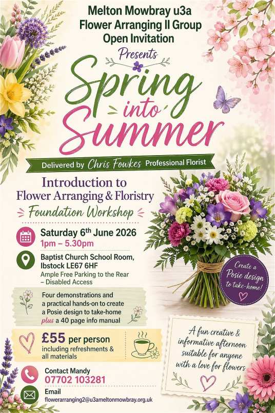 Flower Workshops | Floristry Masterclass Spring into Summer