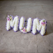 Farewell & Sympathy Flowers | White based flowers Tributes in  letters / numbers