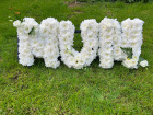 Funeral Specialist Tributes | MUM Tribute - White and cream