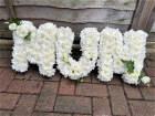 Funeral Specialist Tributes | MUM Tribute - White and cream