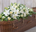 Funeral Flowers | Lily and Rose Double Ended Spray