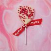 Chocolates | Valentine's Day | White Chocolate & Raspberry Heart Lolly