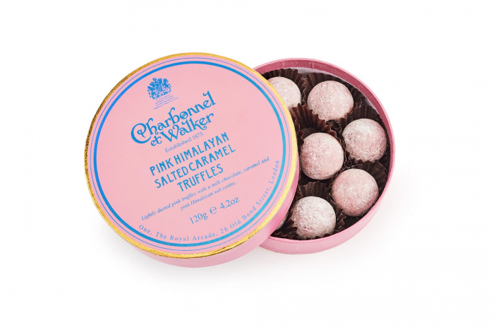Chocolates | Easter | Mother's Day | Pink Himalayan Salted Caramel Chocolate Truffles