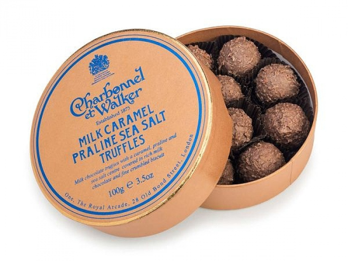 Chocolates | Easter | Mother's Day | Milk Sea Salt Caramel Praline Chocolate Truffles