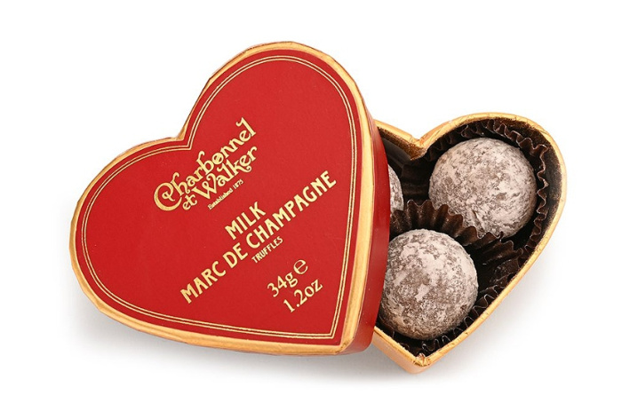 Chocolates | Milk Marc de Champagne Heart