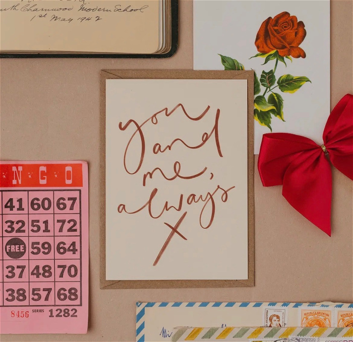 Valentine’s Day Accessories | You and Me, Always X Card