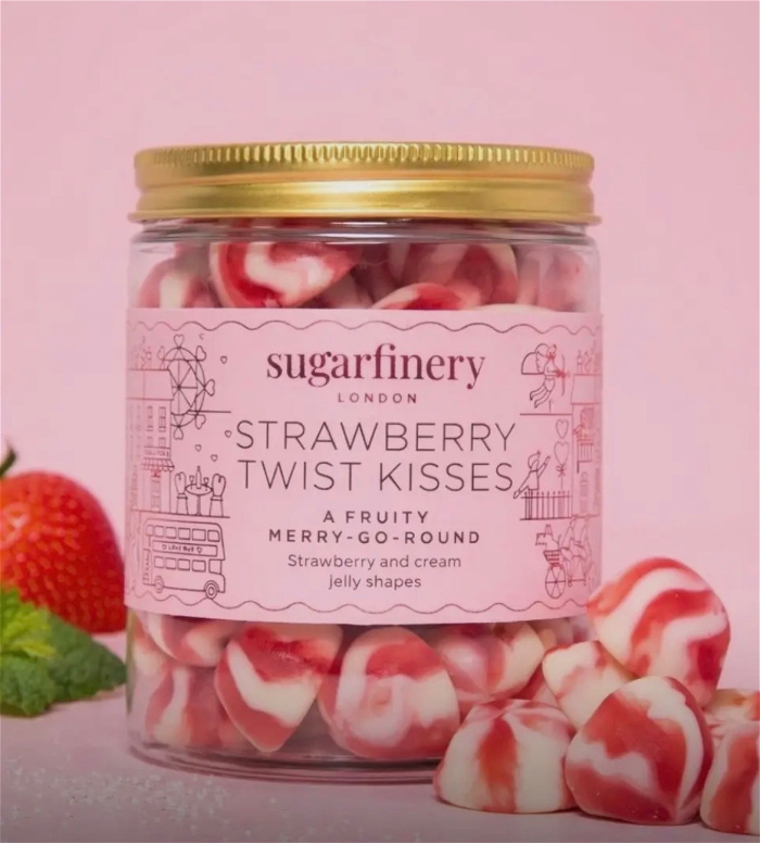 Valentine’s Day Accessories | Strawberry Twist Kisses Jar