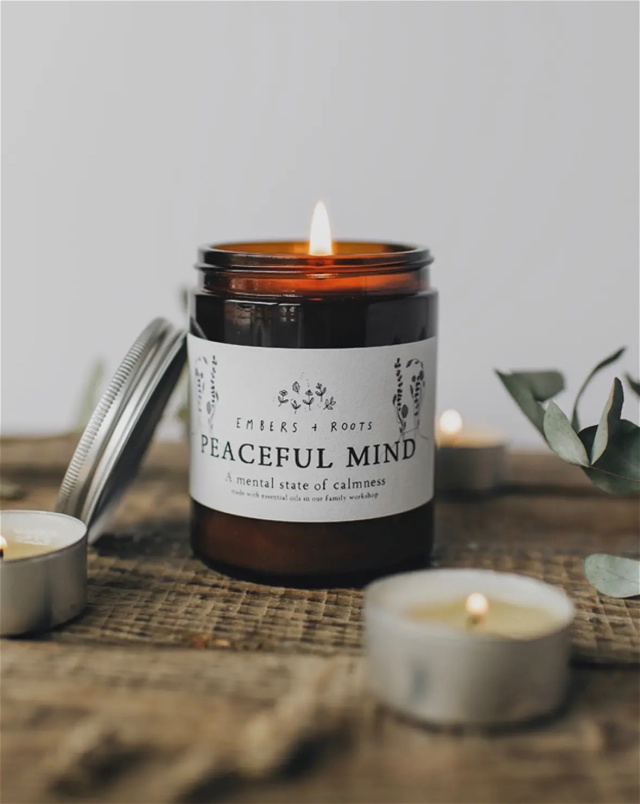 Home Fragrance | Peaceful Mind Essential Oil Candle