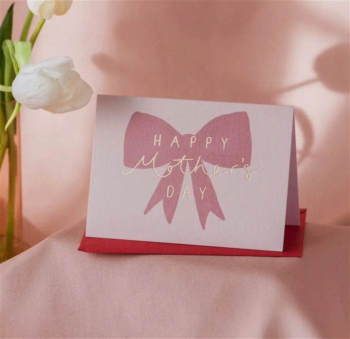 Mother's Day | Happy Mothers Day Bow Card