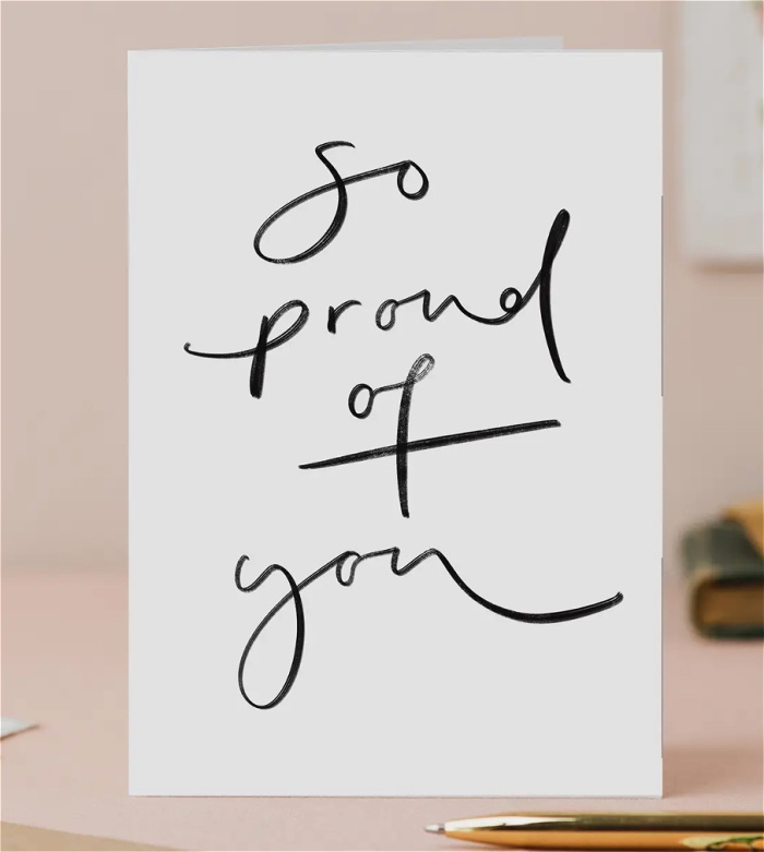 Greeting Cards | So Proud Of You Card