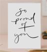 Greeting Cards | So Proud Of You Card