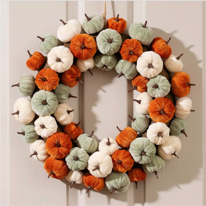 Autumnal Home Decor | Ultimate Pumpkin Wreath