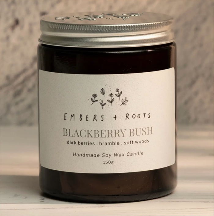 Autumnal Home Decor | Home Fragrance | Blackberry Bush Candle