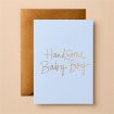 Greeting Cards | Welcome, Little One | Handsome Baby Boy Card