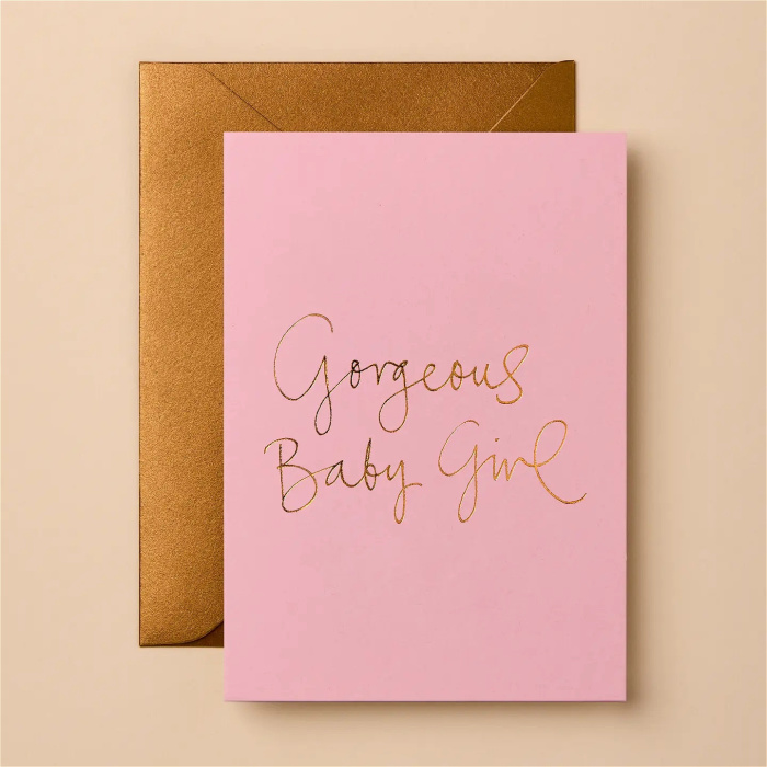 Greeting Cards | Welcome, Little One | Gorgeous Little Girl Card
