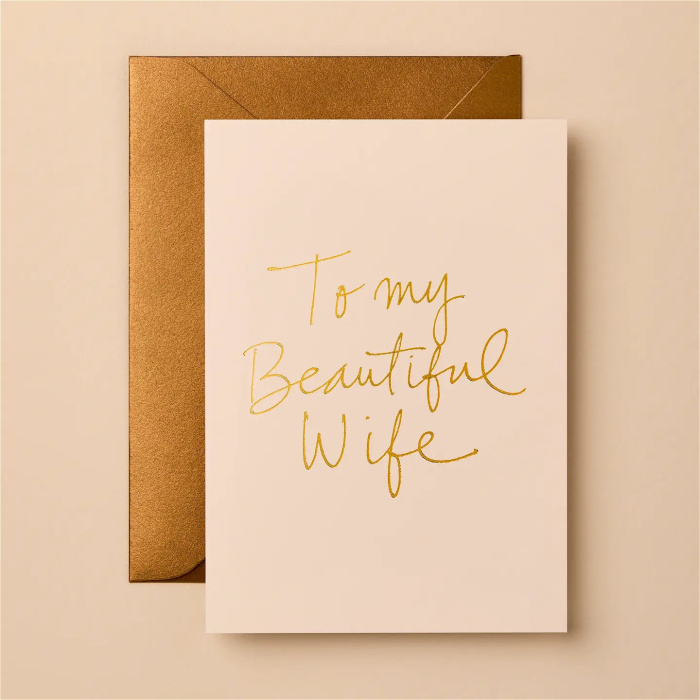 Celebrating Love | Greeting Cards | To My Beautiful Wife Card