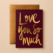 Celebrating Love | Greeting Cards | I Love You So Much Card